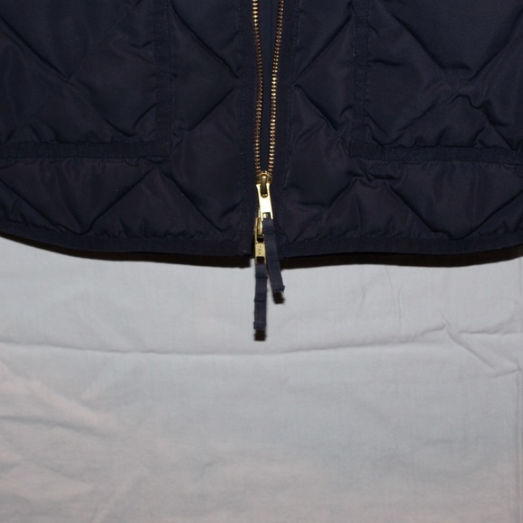 J. Crew Navy Puffer Vest - Picture 3 of 3